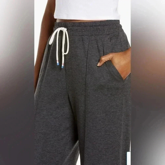 Fourlaps Women's Large Athletic Stratus Straight Leg Pants Black Heather - Picture 3 of 12